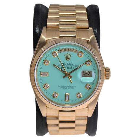 rolex tiffany dial ladies|Rolex tiffany for sale.